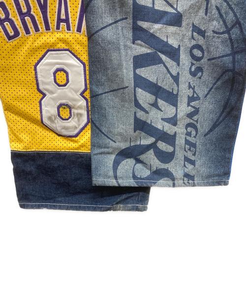 UNK DENIM（ユーエヌケー デニム）UNK denim (ユーエヌケー デニム) NBAパッチワークデニムパンツ インディゴ サイズ:40の古着・服飾アイテム