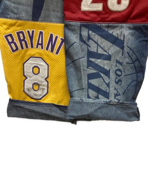 UNK DENIM（ユーエヌケー デニム）UNK denim (ユーエヌケー デニム) NBAパッチワークデニムパンツ インディゴ サイズ:40の古着・服飾アイテム