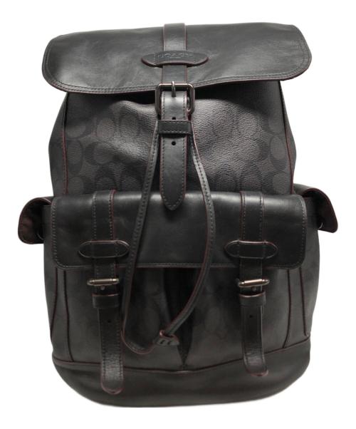 COACH（コーチ）COACH (コーチ) シグネチャー ハドソン バック パック/F50044 ブラック サイズ:₋の古着・服飾アイテム