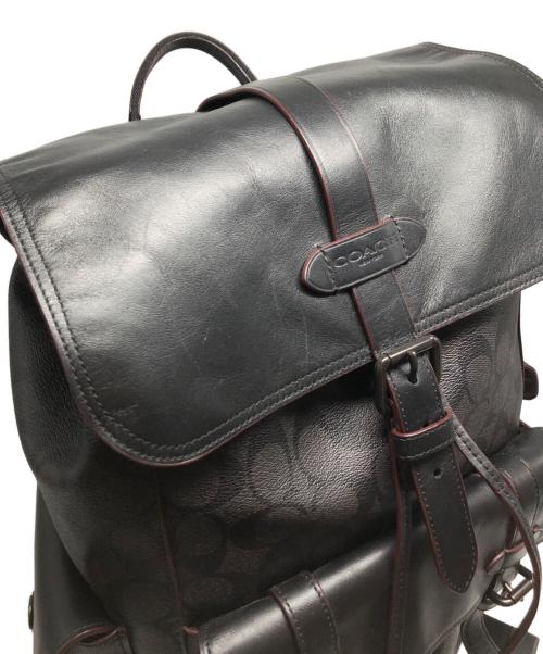 COACH（コーチ）COACH (コーチ) シグネチャー ハドソン バック パック/F50044 ブラック サイズ:₋の古着・服飾アイテム