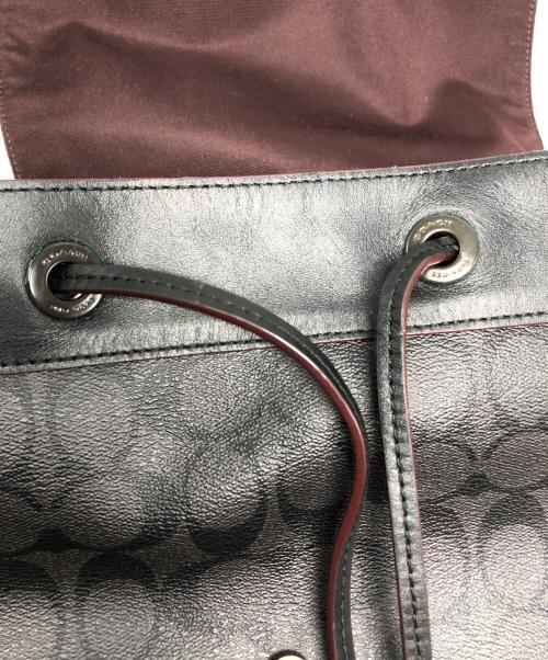 COACH（コーチ）COACH (コーチ) シグネチャー ハドソン バック パック/F50044 ブラック サイズ:₋の古着・服飾アイテム