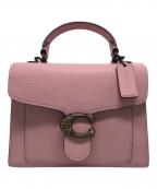 COACHコーチ）の古着「Tabby Top Handle 20/M2081」｜ピンク