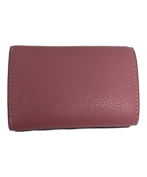 COACH（コーチ）COACH (コーチ) ミニトライフォールドウォレット ピンク サイズ:₋の古着・服飾アイテム