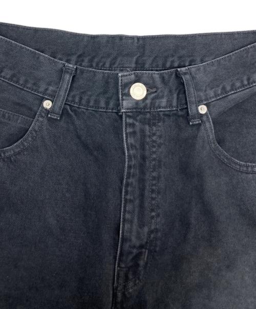 PUBLIC TOKYO（パブリックトウキョウ）PUBLIC TOKYO (パブリックトウキョウ) PUBLIC DENIM RELAXWIDE ブラック サイズ:3の古着・服飾アイテム