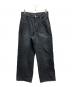 PUBLIC TOKYO（パブリックトウキョウ）の古着「PUBLIC DENIM RELAXWIDE」｜ブラック