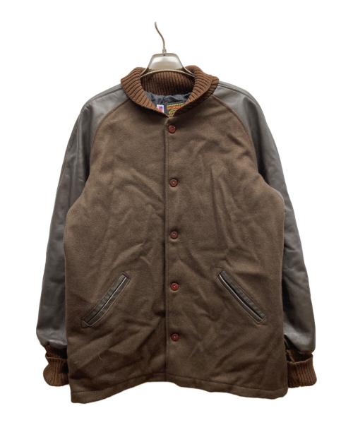 skookum（スクーカム）SKOOKUM (スクーカム) スタジャン ブラウン サイズ:40の古着・服飾アイテム