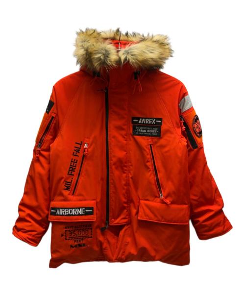 AVIREX（アヴィレックス）AVIREX (アヴィレックス) N-3B MODIFIED HALO/6192170 レッド サイズ:2XLの古着・服飾アイテム