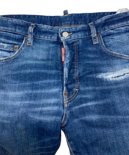 DSQUARED2（ディースクエアード）DSQUARED2 (ディースクエアード) Skater Jean インディゴ サイズ:Lの古着・服飾アイテム