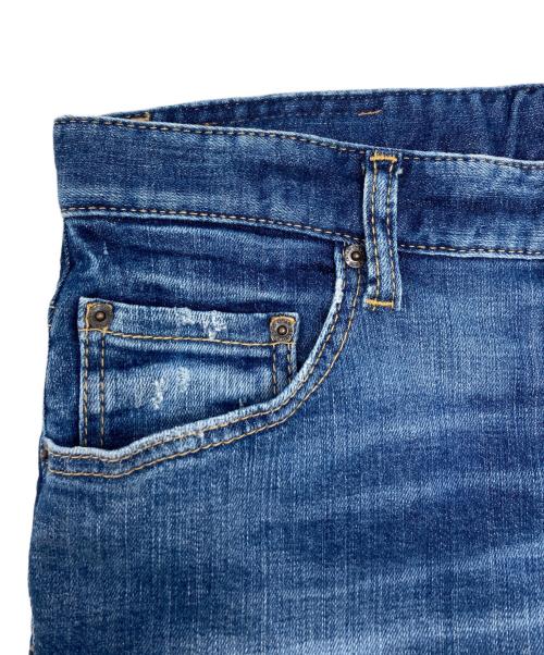 DSQUARED2（ディースクエアード）DSQUARED2 (ディースクエアード) Skater Jean インディゴ サイズ:Lの古着・服飾アイテム