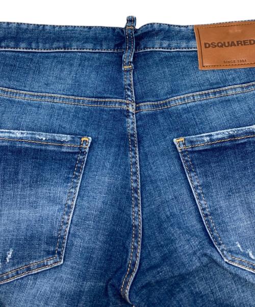 DSQUARED2（ディースクエアード）DSQUARED2 (ディースクエアード) Skater Jean インディゴ サイズ:Lの古着・服飾アイテム