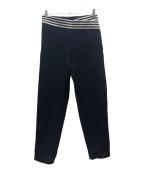 BORDERS at BALCONYボーダーズアットバルコニー）の古着「TAPERD PANTS/BD2111-3G-03」｜ネイビー