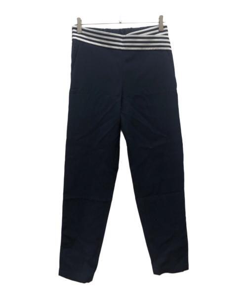 BORDERS at BALCONY（ボーダーズアットバルコニー）BORDERS AT BALCONY (ボーダーズアットバルコニー) TAPERD PANTS/BD2111-3G-03 ネイビー サイズ:M 未使用品の古着・服飾アイテム