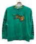 KENZO（ケンゾー）の古着「ジャンピングタイガースウェット/F952SW754952」｜グリーン