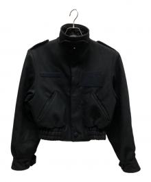ORIMI（オリミ）の古着「CROP MILITARY JACKET/A25802」｜ブラック