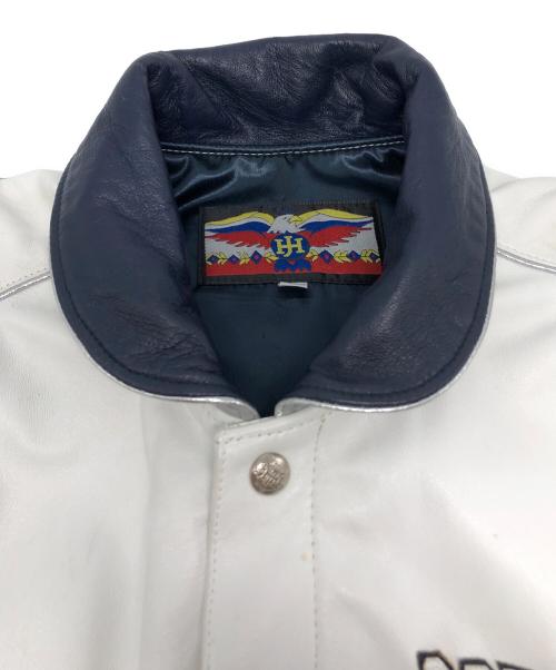 JEFF HAMILTON（ジェフハミルトン）JEFF HAMILTON (ジェフハミルトン) COWBOYSジャケット ホワイト サイズ:Lの古着・服飾アイテム