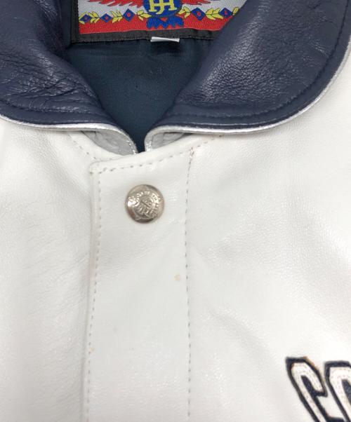 JEFF HAMILTON（ジェフハミルトン）JEFF HAMILTON (ジェフハミルトン) COWBOYSジャケット ホワイト サイズ:Lの古着・服飾アイテム