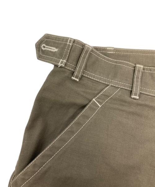 COMME des GARCONS HOMME PLUS（コムデギャルソンオムプリュス）COMME des GARCONS HOMME PLUS (コムデギャルソンオムプリュス) サイドベルトパンツ/PK-P063 グリーン サイズ:Sの古着・服飾アイテム