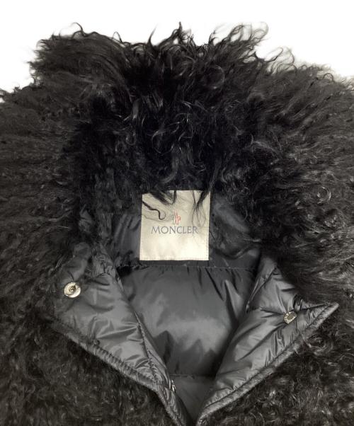 MONCLER（モンクレール）MONCLER (モンクレール) ファーパネル ダウンベスト/SOPHORA GILET/C20934893810 ブラック サイズ:1の古着・服飾アイテム