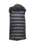 MONCLER (モンクレール) ファーパネル ダウンベスト/SOPHORA GILET/C20934893810 ブラック サイズ:1：55000円