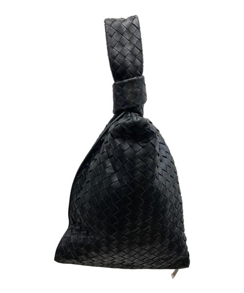 BOTTEGA VENETA（ボッテガベネタ）BOTTEGA VENETA (ボッテガベネタ) イントレチャートツイストハンドバッグ ブラック サイズ:₋の古着・服飾アイテム