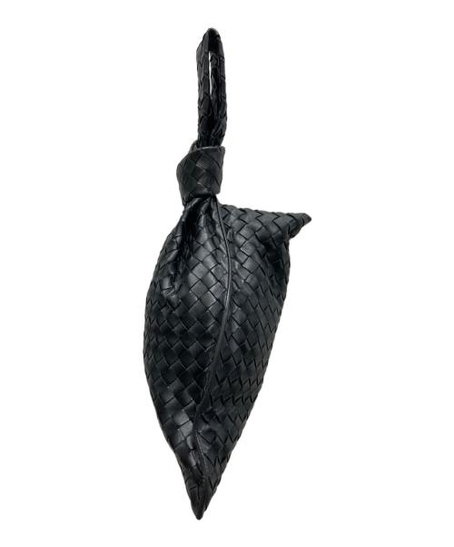 BOTTEGA VENETA（ボッテガベネタ）BOTTEGA VENETA (ボッテガベネタ) イントレチャートツイストハンドバッグ ブラック サイズ:₋の古着・服飾アイテム