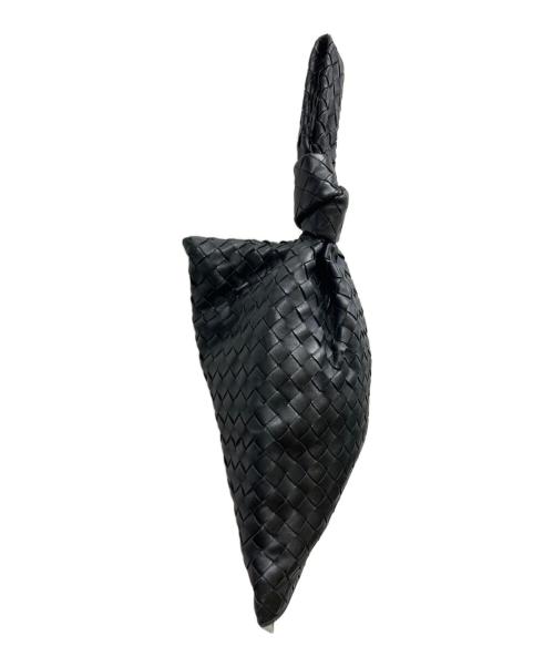 BOTTEGA VENETA（ボッテガベネタ）BOTTEGA VENETA (ボッテガベネタ) イントレチャートツイストハンドバッグ ブラック サイズ:₋の古着・服飾アイテム