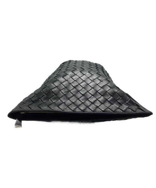BOTTEGA VENETA（ボッテガベネタ）BOTTEGA VENETA (ボッテガベネタ) イントレチャートツイストハンドバッグ ブラック サイズ:₋の古着・服飾アイテム