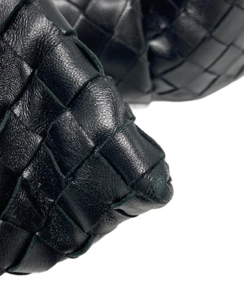 BOTTEGA VENETA（ボッテガベネタ）BOTTEGA VENETA (ボッテガベネタ) イントレチャートツイストハンドバッグ ブラック サイズ:₋の古着・服飾アイテム