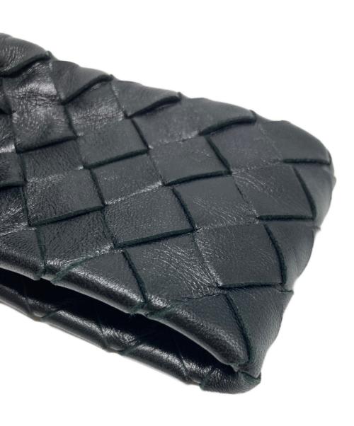 BOTTEGA VENETA（ボッテガベネタ）BOTTEGA VENETA (ボッテガベネタ) イントレチャートツイストハンドバッグ ブラック サイズ:₋の古着・服飾アイテム