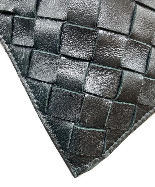 BOTTEGA VENETA（ボッテガベネタ）BOTTEGA VENETA (ボッテガベネタ) イントレチャートツイストハンドバッグ ブラック サイズ:₋の古着・服飾アイテム