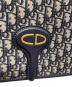 中古・古着 Christian Dior (クリスチャン ディオール) ディオールオブリーク2WAYクラッチバッグ/M8604CTZQ ネイビー サイズ:-：150000円