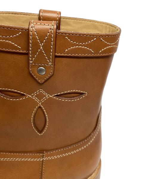 CELINE（セリーヌ）CELINE (セリーヌ) ファルコアンクルブーツ ブラウン サイズ:37.5の古着・服飾アイテム