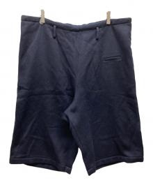 Y's（ワイズ）の古着「ウールワイドショートパンツ/YK-P03-105」｜ネイビー