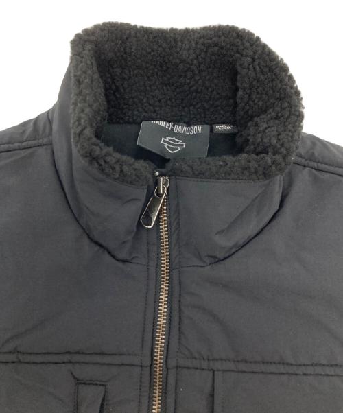 HARLEY-DAVIDSON（ハーレーダビッドソン）HARLEY-DAVIDSON (ハーレーダビッドソン) ボアシェルジャケット/I031501.HZ.02.32 ブラック サイズ:Mの古着・服飾アイテム