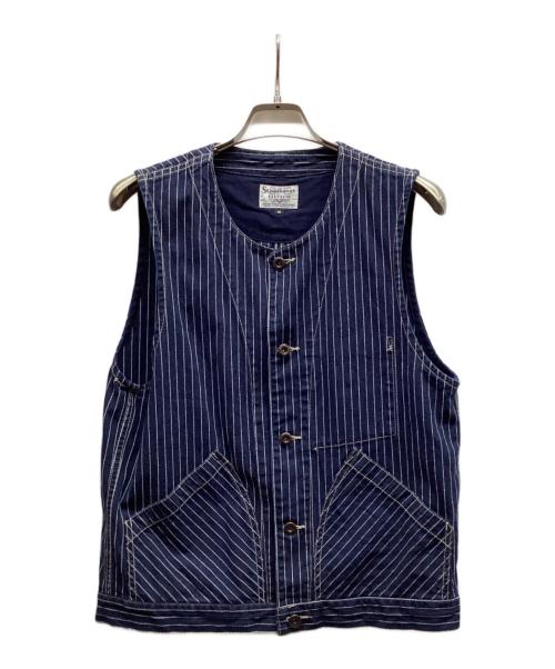 SCHOTT BROS.（ショットブロス）SCHOTT BROS. (ショットブロス) OLD HICKORY DENIM VEST/782-5957001 インディゴ サイズ:Mの古着・服飾アイテム