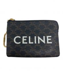 CELINE（セリーヌ）の古着「トリオンフキャンバスコインケース/10C662CA2.38NO」｜ブラウン