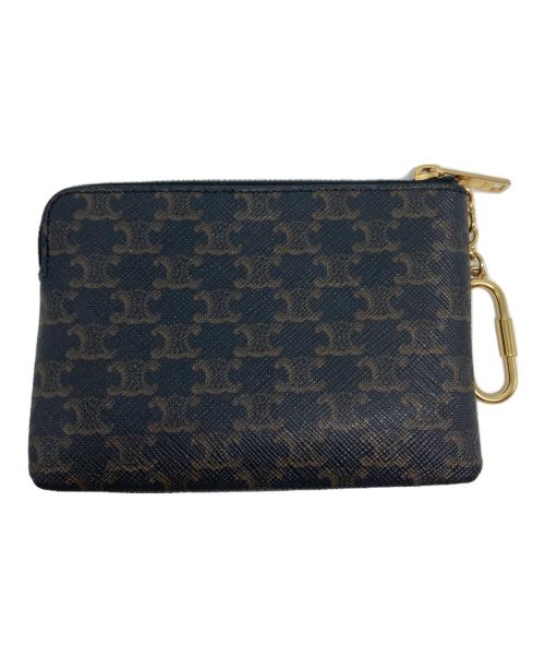 CELINE（セリーヌ）CELINE (セリーヌ) トリオンフキャンバスコインケース/10C662CA2.38NO ブラウン サイズ:₋の古着・服飾アイテム