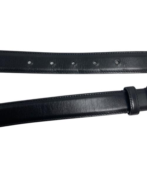 CELINE（セリーヌ）CELINE (セリーヌ) Triomphe Belt/25ｍｍ/F・NE・2201 ブラック サイズ:90ｃｍの古着・服飾アイテム