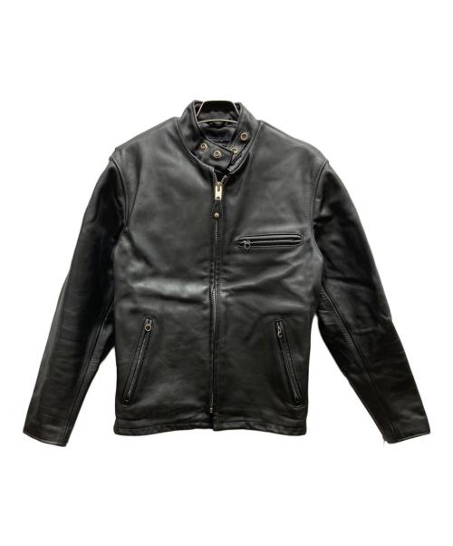 Schott（ショット）Schott (ショット) 641ライナー付きスタンドシングルラーダース ブラック サイズ:Sの古着・服飾アイテム