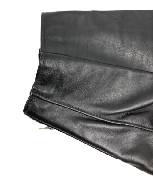 Schott（ショット）Schott (ショット) 641ライナー付きスタンドシングルラーダース ブラック サイズ:Sの古着・服飾アイテム
