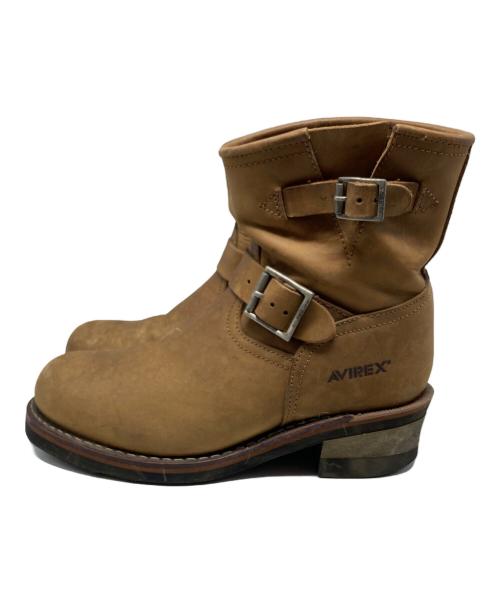 AVIREX（アヴィレックス）AVIREX (アヴィレックス) エンジニアブーツ ベージュ サイズ:US7.5の古着・服飾アイテム