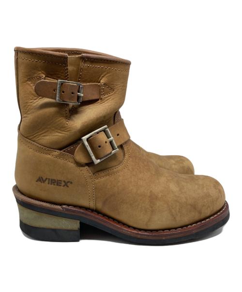 AVIREX（アヴィレックス）AVIREX (アヴィレックス) エンジニアブーツ ベージュ サイズ:US7.5の古着・服飾アイテム