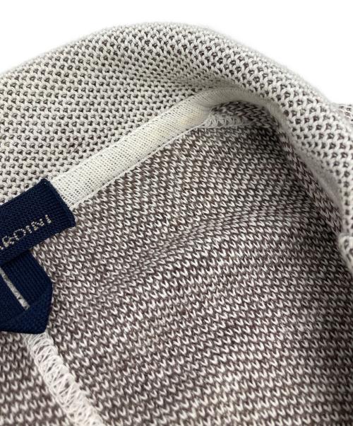 LARDINI（ラルディーニ）LARDINI (ラルディーニ) コットンニットテーラードジャケット/JMLJM19 グレー サイズ:Mの古着・服飾アイテム