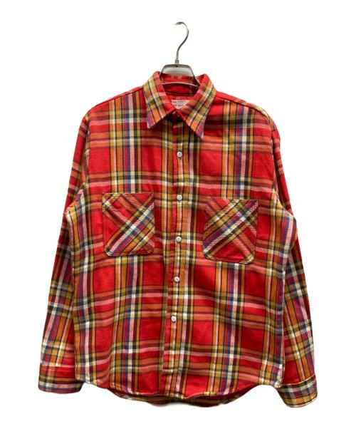 big mac（ビッグマック）BIG MAC (ビッグマック) ヘビネルシャツ レッド サイズ:Mの古着・服飾アイテム
