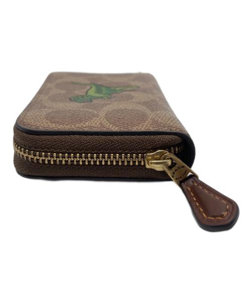 COACH（コーチ）COACH (コーチ) エッセンシャル スモール ジップ アラウンド カード ケース/CZ119 ブラウン サイズ:₋の古着・服飾アイテム