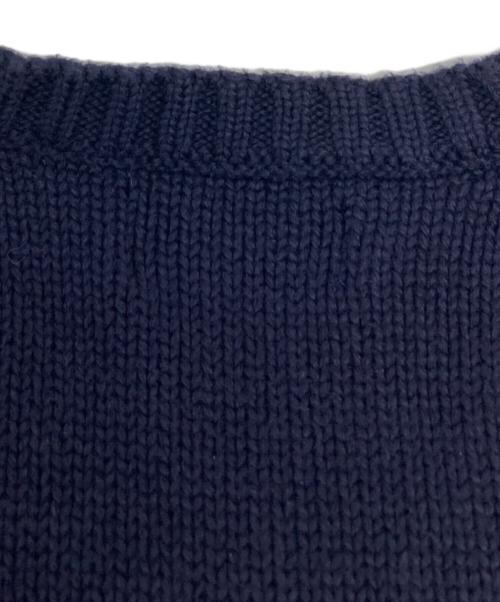 POLO RALPH LAUREN（ポロ・ラルフローレン）POLO RALPH LAUREN (ポロ・ラルフローレン) アイコニックフラッグセーター ネイビー サイズ:Mの古着・服飾アイテム