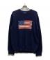 POLO RALPH LAUREN（ポロ・ラルフローレン）の古着「アイコニックフラッグセーター」｜ネイビー
