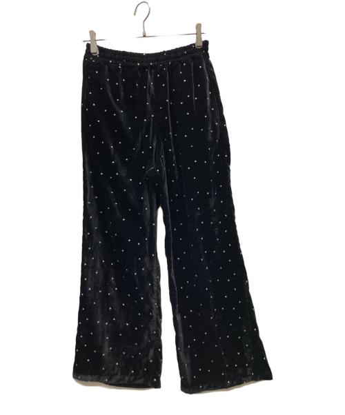 Couture d'adam（クチュールドアダム）Couture d'adam (クチュールドアダム) IENA (イエナ) Stardust Glitter パンツ ブラック サイズ:38 未使用品の古着・服飾アイテム