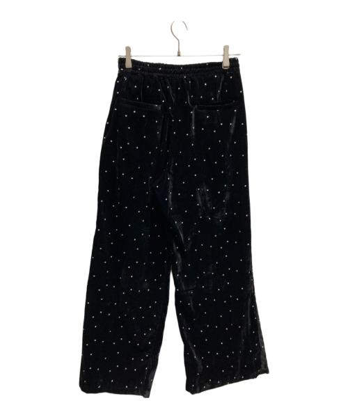 Couture d'adam（クチュールドアダム）Couture d'adam (クチュールドアダム) IENA (イエナ) Stardust Glitter パンツ ブラック サイズ:38 未使用品の古着・服飾アイテム