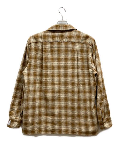 Couture d'adam（クチュールドアダム）Couture d'adam (クチュールドアダム) Ombre Flannel Surf Shirt ブラウン サイズ:40 未使用品の古着・服飾アイテム